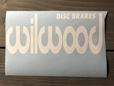 WILWOOD DISC BRAKES Vinyl Window Decal Sticker 7'' x 3'' Choose Your Color