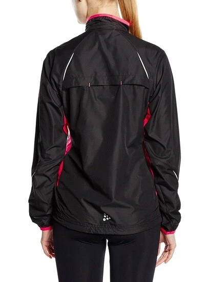 Craft Prime Women's  Black Running Jacket Cycling Jacket Size X-Small UK 8 NEW - Image 2 of 3