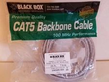 Black Box EYN556MS-0025 Cat5 Backbone Patch Cable Straight Pinned 100MHz 25FT