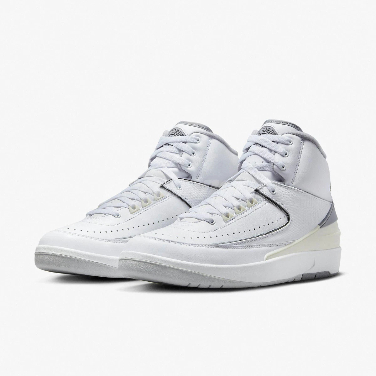 Nike Air Jordan 2 Retro AJ2 Cement Grey Men LifeStyle Casual Shoes DR8884-100