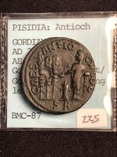 gordian III ae 33 pisidia antioch ad 238-244 Hugh Flan