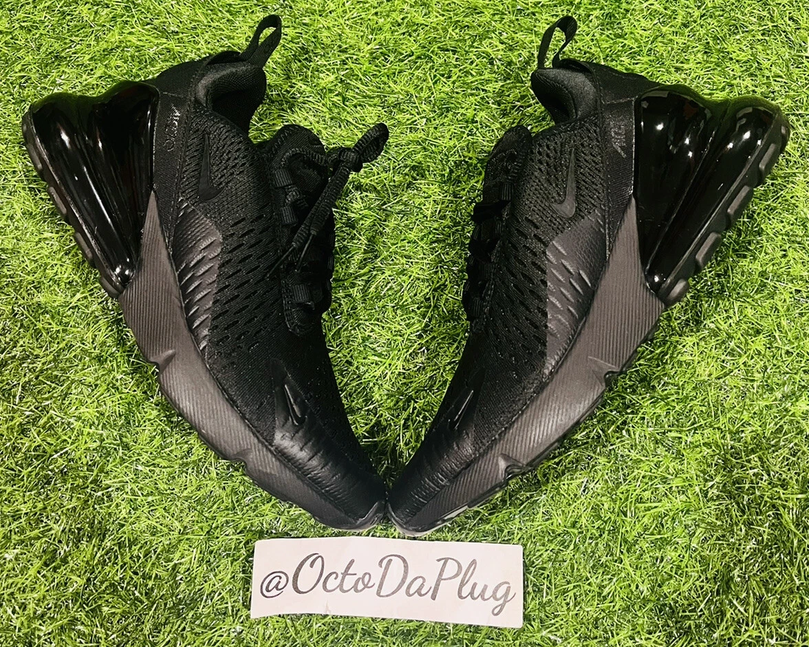 Nike Air Max 270 Triple Black GS Multi Sizes BQ5776 001