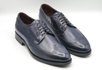 NWT STEFANO RICCI Leather Dress EAGLE Shoes Eu 45 Uk 11 Us 12