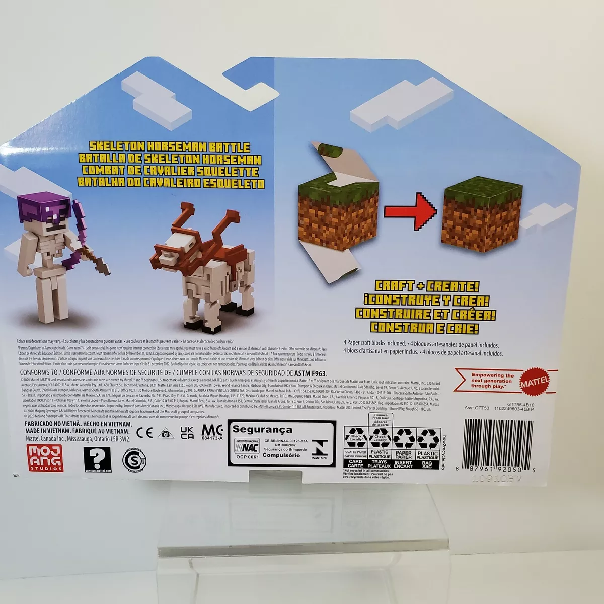 Minecraft Battle Paper Craft Model