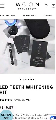 Enamel Care Moon Teeth Whitening Toothpaste Rose Kendall