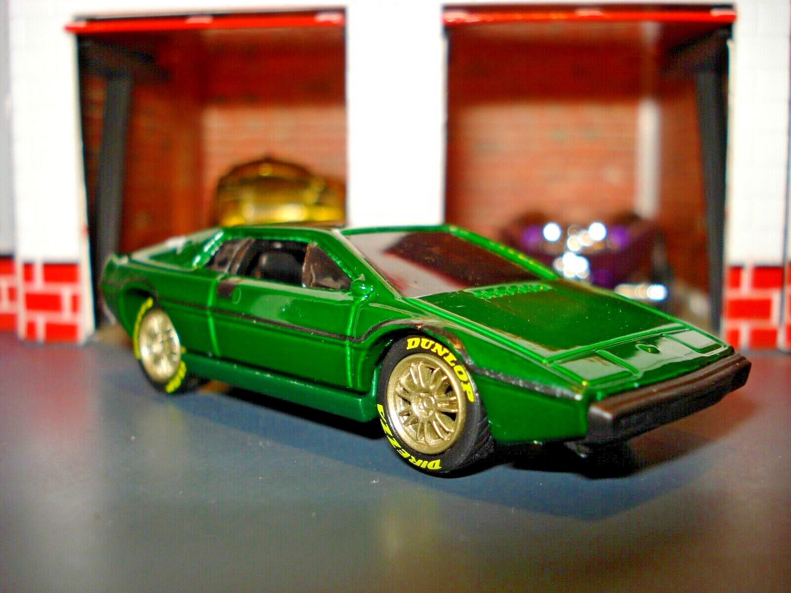 LOTUS ESPRIT S1 CUSTOM EDITION 1/64 HW CUSTOM WHEELS AND DUNLOP TIRES ADDED-image