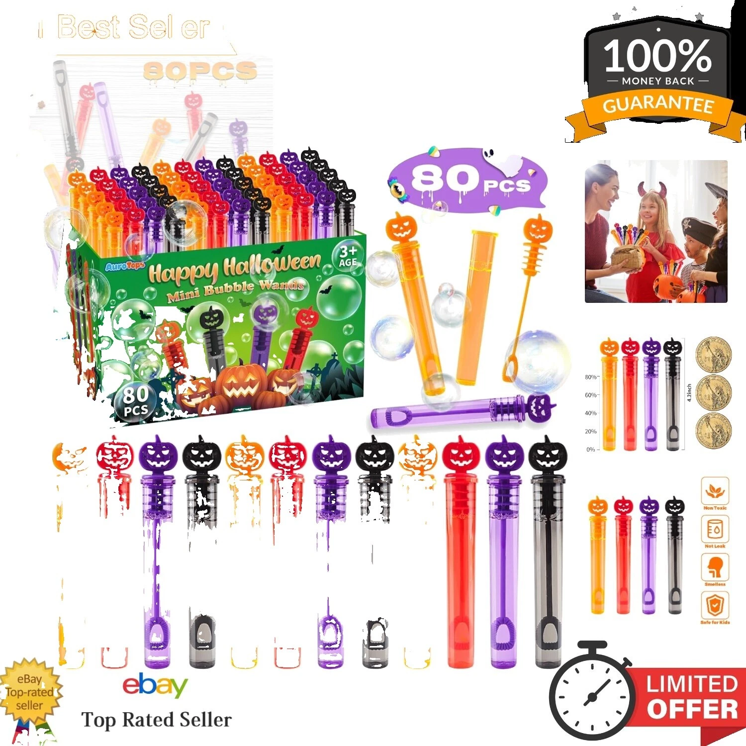 Burbujas negro Party Favors & Bolsa Rellenos