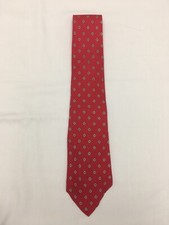 BROOKS BROTHERS TIE RED VINTAGE BLACK LABEL 1818 LINEN USA IMPORTED FABRIC