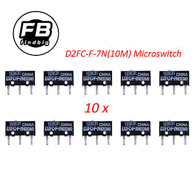 10PCS Authentic OMRON Mouse Micro Switch D2FC-F-7N Mouse Button Frettin.kn