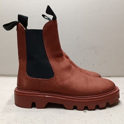 RAG & BONE Quest Chelsea Boot LEDER IN BRIQUE DAMEN CHELSEA BOOTS UK5 EU38