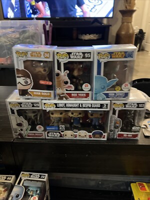 Funko Pop Star Wars Lot I Want This Stuff Gone New Sealed W Protectors