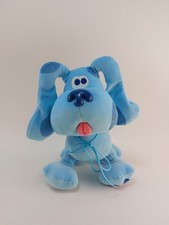 Vintage Blue's Clues 10'' Blue Plush Dog EDEN NICKELODEON Stuffed Animal Toy