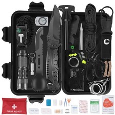 Kit di Emergenza Sopravvivenza 69 in 1 Kit Sopravvivenza Militare Professionale