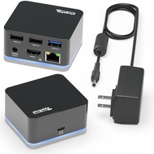 Plugable USB-C Wired Cube Mini Docking Station - Compact HDMI, Gigabit Ethern...