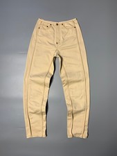 VTG Jean Paul Gaultier High-Waisted Cream Structured Pants Tapered Leg Y2K Sz 38