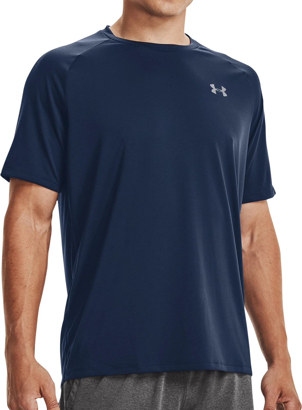 Under Armour Tech 2.0 Mens Training Top Navy Short Sleeve Gym Excerise T-Shirt