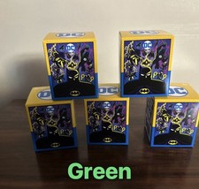 Wendys Kids Meal Toys DC 5 Sets Of GREEN All Sealed Toys 2025 2G,6G,4G,1G,3G