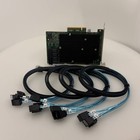 LSI SAS 9300-16i 12GB/S HBA BUS ADAPTER CARD IT Mode 4xSFF-8643 SATA Cable