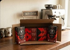 8 Box Death Wish Coffee Instant Dark Roast Coffee - 64 Total Single Pks