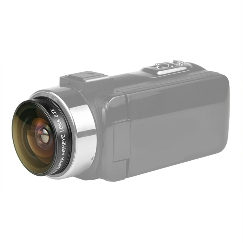 Multipurpose Fisheye Lens 37MM 0.2x Fisheye Lens Wide Angle Camera