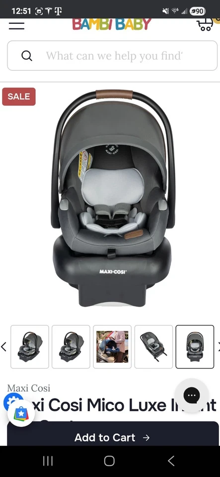 Maxi-Cosi Mico Luxe+ Infant Car Seat - Urban Wonder, BRAND NEW SEALED, MSRP $338 - Image 3 of 4