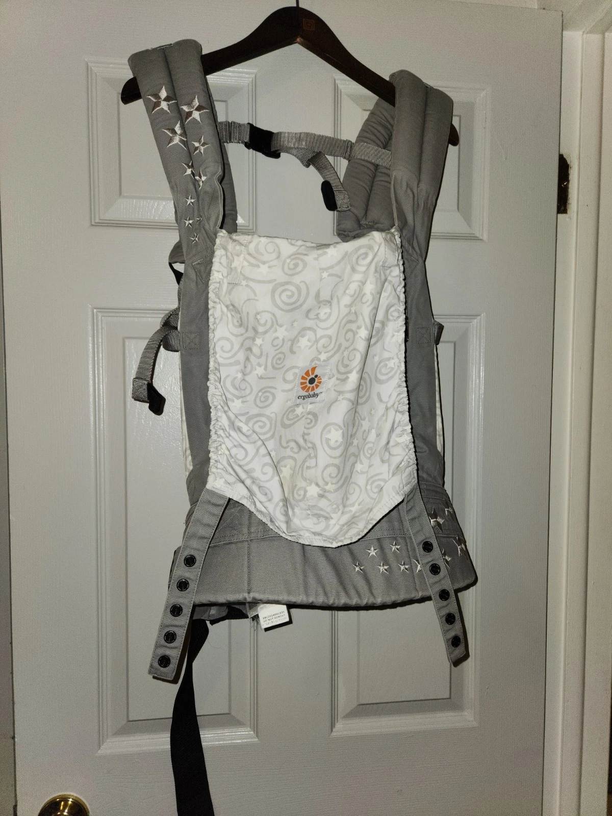 Ergobaby Original Baby Carrier Gray White Star Embroidery Infant Toddler