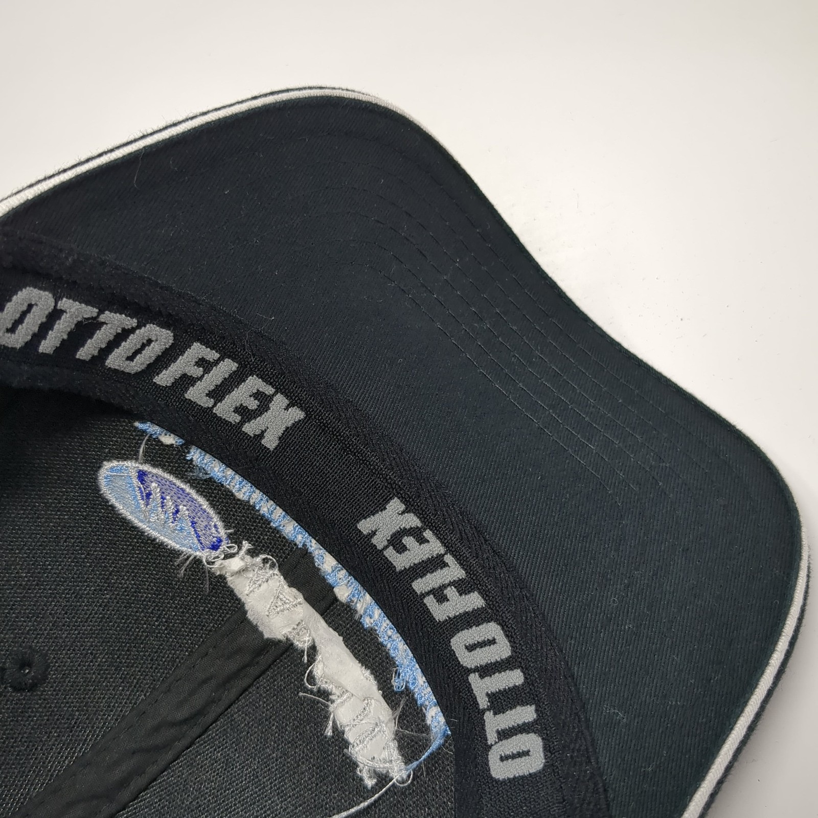 Marquis Fitted Hat Solid Black Medium Embroidered… - image 8