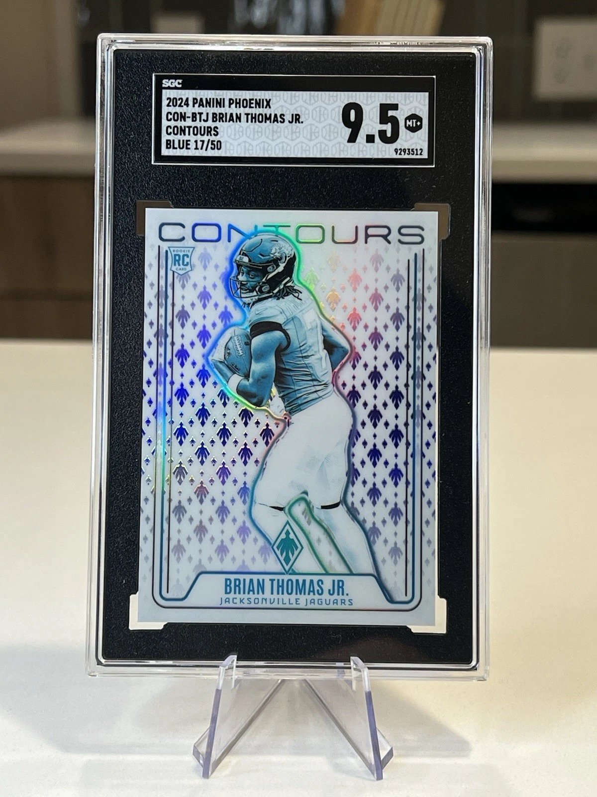 Brian Thomas Panini Phoenix Contours #CONBTJ Green