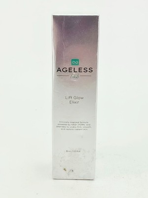 Ageless Lab Lift Glow Elixir Face Serum NAD Niacinamide Bakuchiol 1 oz BB9/28
