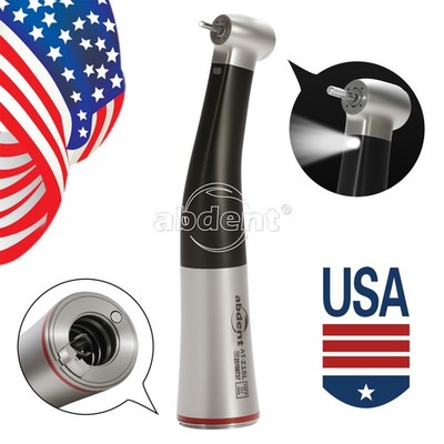 ABDENT Dental Electric Handpiece 1:5 Contra Angle Fiber Optic High Speed NSK BK