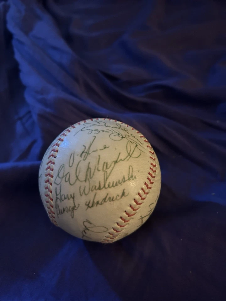 1972 Oakland A's Athletics World Series Champs Team Signed Baseball JSA COA - Image 3 of 4