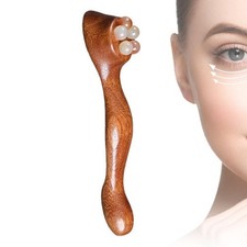 Eye Massager Tool Small Wooden Portable Lightweight Massager Eye Biological