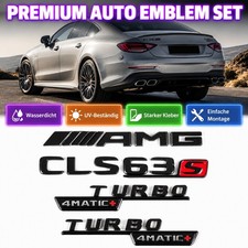 Tuningsticker CLS63S TURBO4matic plus Für Mercedes 4 Stück schwarz CLS AMG Tuningsticker CLS63S TURBO4matic plus Für Mercedes 4 Stück schwarz CLS AMG