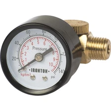 Ironton Air Regulator with Gauge, 140 PSI