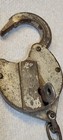 Antique Yale Towne Y&T Solid Brass Large Padlock Lock W/Key Works — photo 8