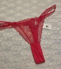Wacoal Paris Sheer Thong Style Panty XL Rose Pink