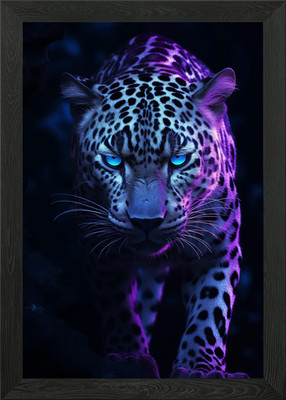 Epischer Gepard gerahmtes Wandbild Poster Leinwanddruck Bild