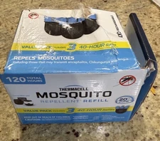 Thermacell Rechargeable Mosquito Repellant Refills 3 Packs Radius Box Is damaged