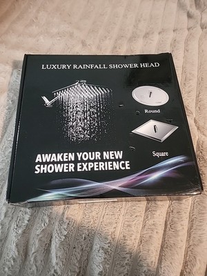 10 Inch Shower Head Combo, High Pressure Rainfall Shower Head with 4 Settings