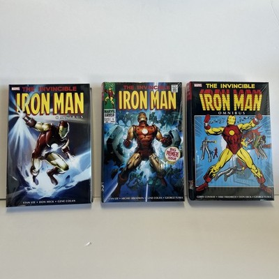 The Invincible Iron Man Omnibus Vol 1 2 & 3 Hardcover New Factory Sealed Marvel