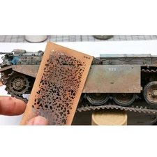 For 1/35 1/48 1/72 Scale Models DIY Decoration Weathering Airbrush Stencils #LCE