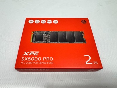 ADATA XPG SX6000 M.2 2 TB SSD PCLE SOLID STATE DRIVE ASX6000NP-2TT-C RED