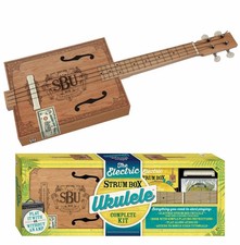 The Electric Strum Box Ukulele Komplettset enthält Ukulele, Buch und CD