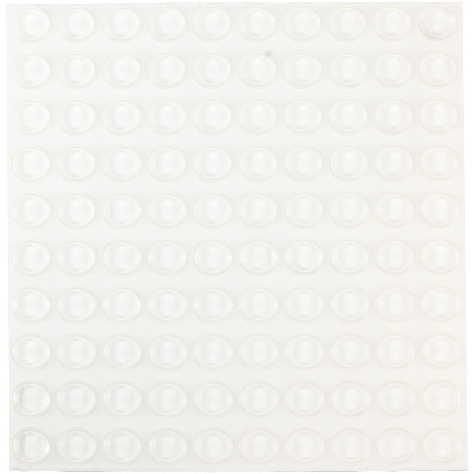 R-TECH PU Round Protective Feet Ø10.0 x 4.0 - Clear - Sheet 110