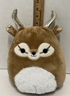 SQUISHMALLOWS KIELI The Antelope Deer Gazelle 8”Fuzzy Tummy Gold Light BrownUsed — photo 9