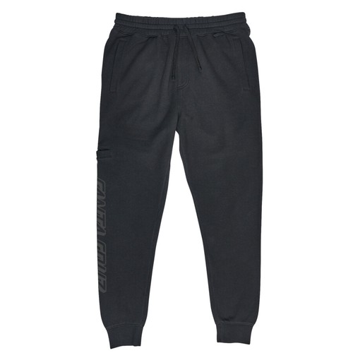 OUTLINE STRIP JOGGER SWEATPANTS - BLACK 