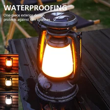 Classic Solar Lantern Hanging Light Outdoor Garden Tree Yard Camping Decor Lamp