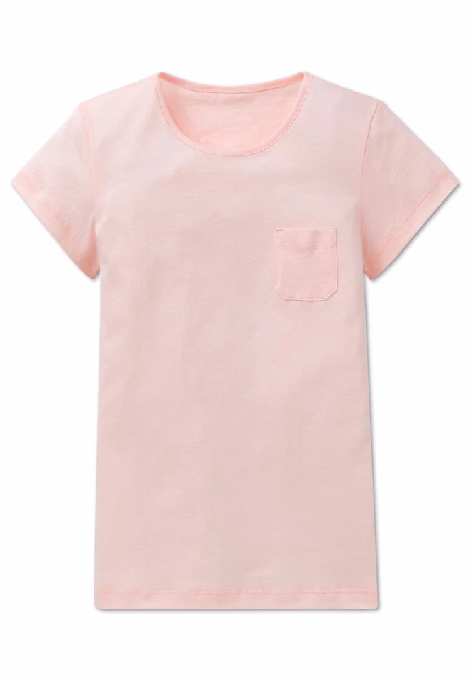 Schiesser Mädchen kurzarm Shirt T-Shirt "Mix & Relax" apricot Gr. 140 - 176