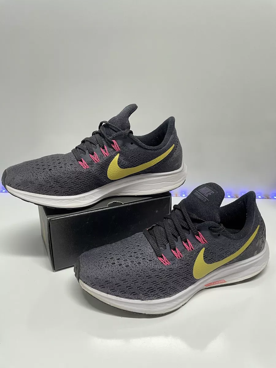 Nike Air Zoom Pegasus 35 Black Yellow Pink 942855 008 Women s Shoes 8