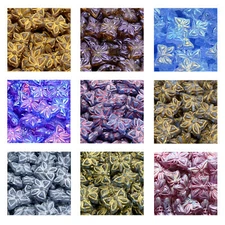 Rutkovsky 111-40021 Butterfly Pressed Beads Czech Glass 15x12mm Size 8 Pieces
